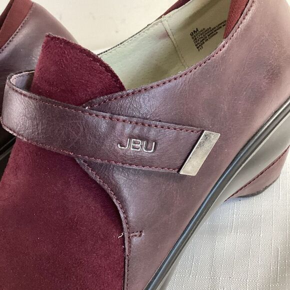JBU Jambu Sedona Loafer Clog Bugundy Vegan Size 9 - Picture 11 of 11